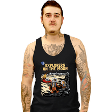 Load image into Gallery viewer, Daily_Deal_Shirts Tank Top, Unisex / Small / Black Explorers On The Moon
