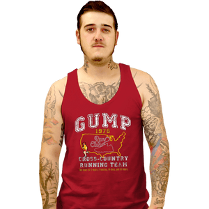 Daily_Deal_Shirts Tank Top, Unisex / Small / Red Gump Running