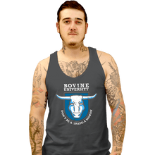 Load image into Gallery viewer, Daily_Deal_Shirts Tank Top, Unisex / Small / Charcoal Bovine University
