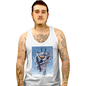 Daily_Deal_Shirts Tank Top, Unisex / Small / White VF-1S Watercolor