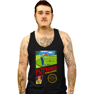 Shirts Tank Top, Unisex / Small / Black Lee Carvallo's Putting Challenge