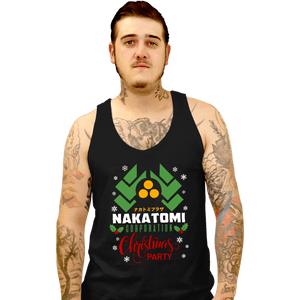 Daily_Deal_Shirts Tank Top, Unisex / Small / Black Nakatomi Christmas