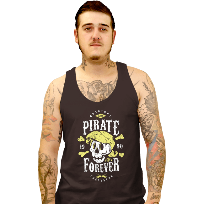 Shirts Tank Top, Unisex / Small / Black Pirate Forever
