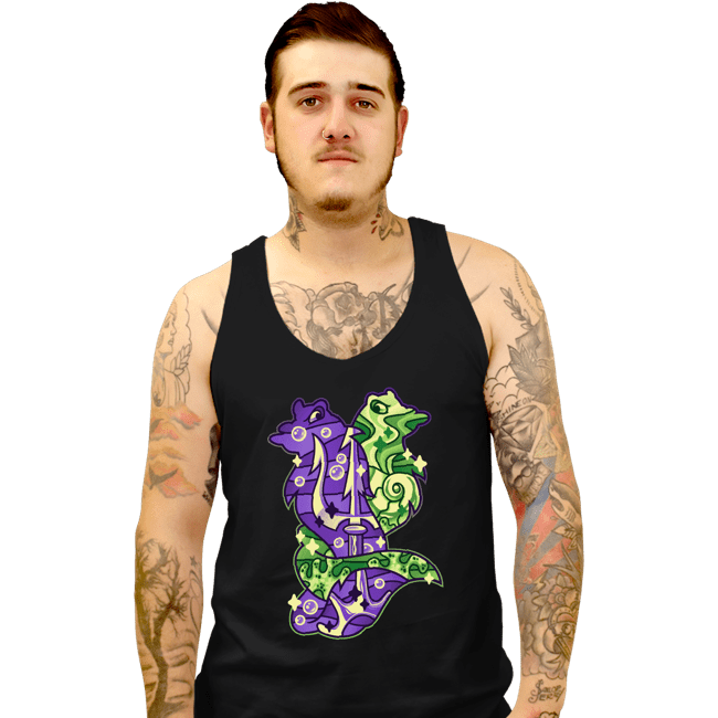 Shirts Tank Top, Unisex / Small / Black Magical Silhouettes - Flotsam and Jetsam
