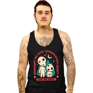 Daily_Deal_Shirts Tank Top, Unisex / Small / Black Save The Spirits