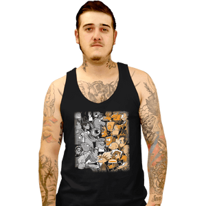 Shirts Tank Top, Unisex / Small / Black Clash Of Toons