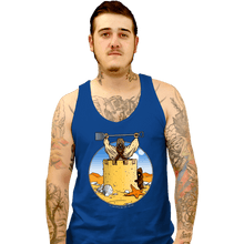 Load image into Gallery viewer, Shirts Tank Top, Unisex / Small / Royal Blue Sand Castle People
