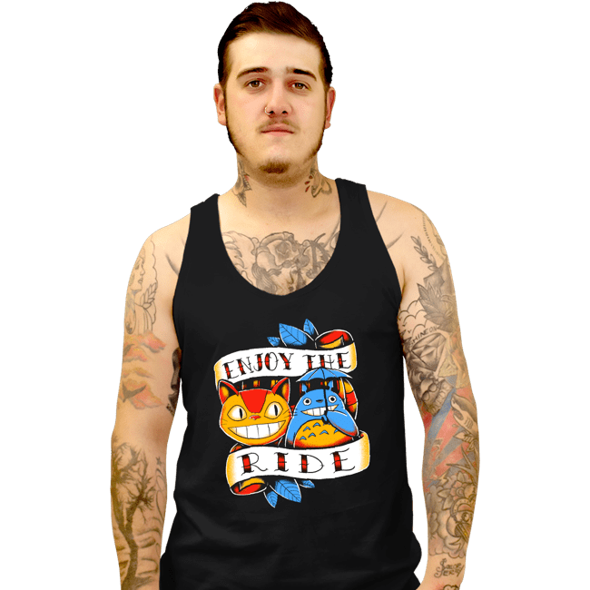 Daily_Deal_Shirts Tank Top, Unisex / Small / Black Enjoy The Ride