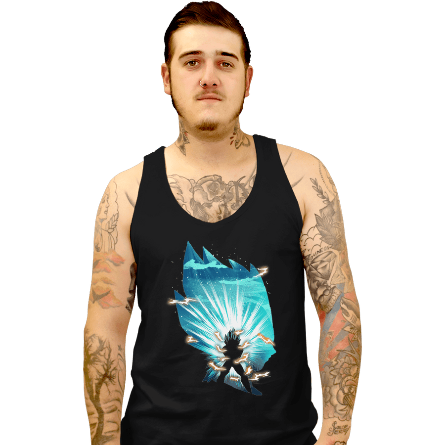 Shirts Tank Top, Unisex / Small / Black The Saiyan Prince