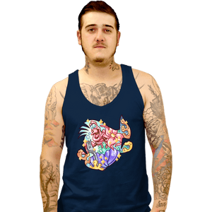 Shirts Tank Top, Unisex / Small / Navy Magical Silhouettes - Flounder