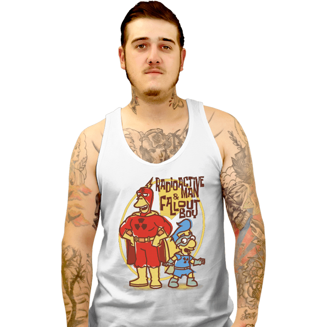 Daily_Deal_Shirts Tank Top, Unisex / Small / White Radioactive Squad