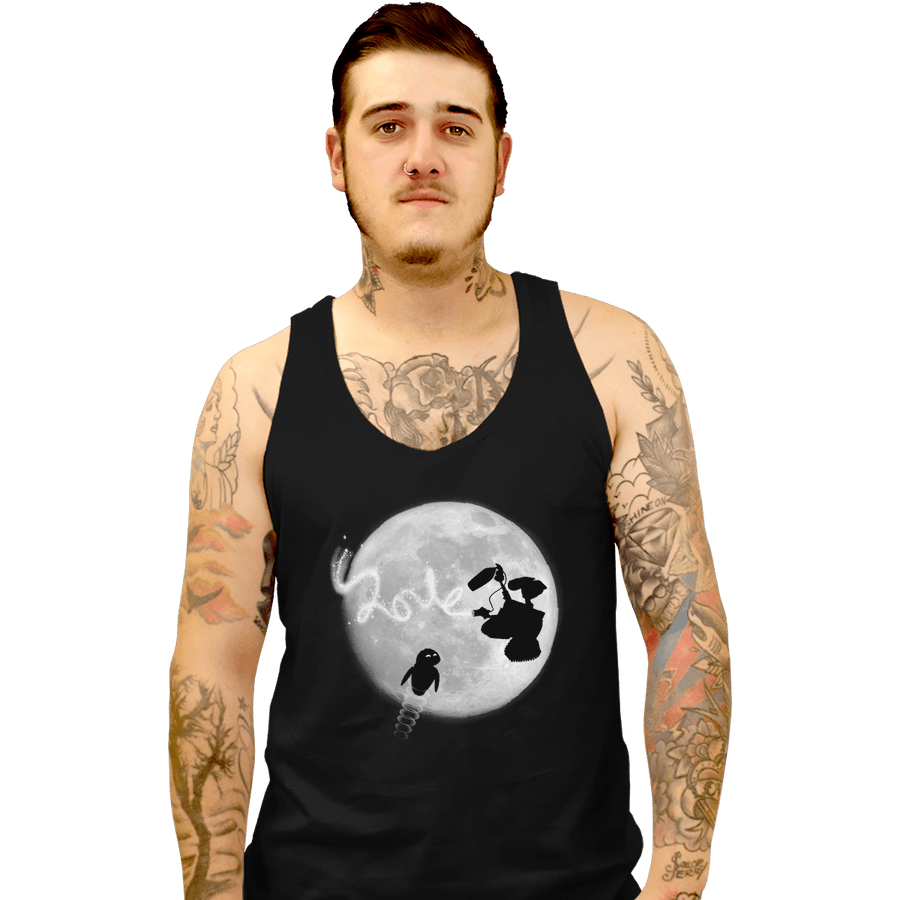 Shirts Tank Top, Unisex / Small / Black Robot Love