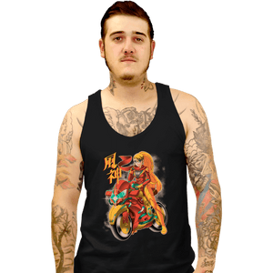 Daily_Deal_Shirts Tank Top, Unisex / Small / Black Samus Rider