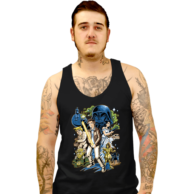 Daily_Deal_Shirts Tank Top, Unisex / Small / Black May The Schwartz Be With You
