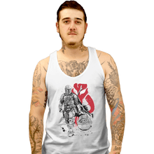 Load image into Gallery viewer, Shirts Tank Top, Unisex / Small / White Lone Hunter And Cub
