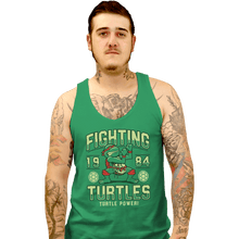 Load image into Gallery viewer, Shirts Tank Top, Unisex / Small / Irish Green Fighting Turtles
