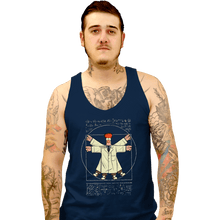 Load image into Gallery viewer, Daily_Deal_Shirts Tank Top, Unisex / Small / Navy Vitruvian Puppet
