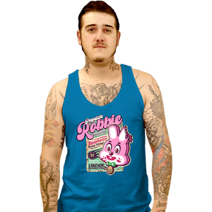 Daily_Deal_Shirts Tank Top, Unisex / Small / Sapphire Robbie Popsicle