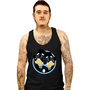 Daily_Deal_Shirts Tank Top, Unisex / Small / Black The Bluesy Brothers