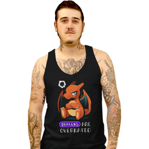 Shirts Tank Top, Unisex / Small / Black Dragon Type