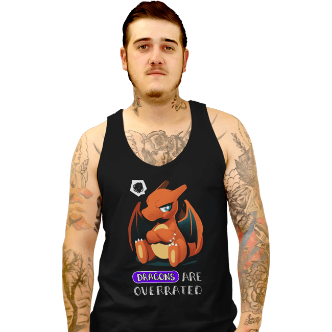 Shirts Tank Top, Unisex / Small / Black Dragon Type