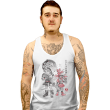 Load image into Gallery viewer, Shirts Tank Top, Unisex / Small / White Majora&#39;s Sumi-e
