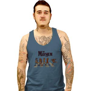 Daily_Deal_Shirts Tank Top, Unisex / Small / Indigo Blue The Mayhem