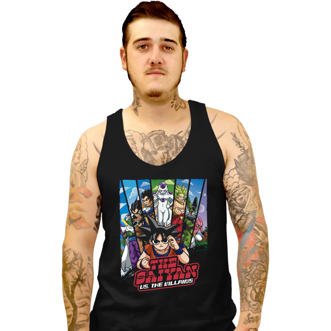 Secret_Shirts Tank Top, Unisex / Small / Black The Saiyan V The Villains