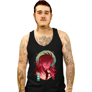 Daily_Deal_Shirts Tank Top, Unisex / Small / Black Kurama's Rose Whirlwind