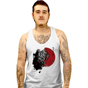 Shirts Tank Top, Unisex / Small / White Red Sun Guts