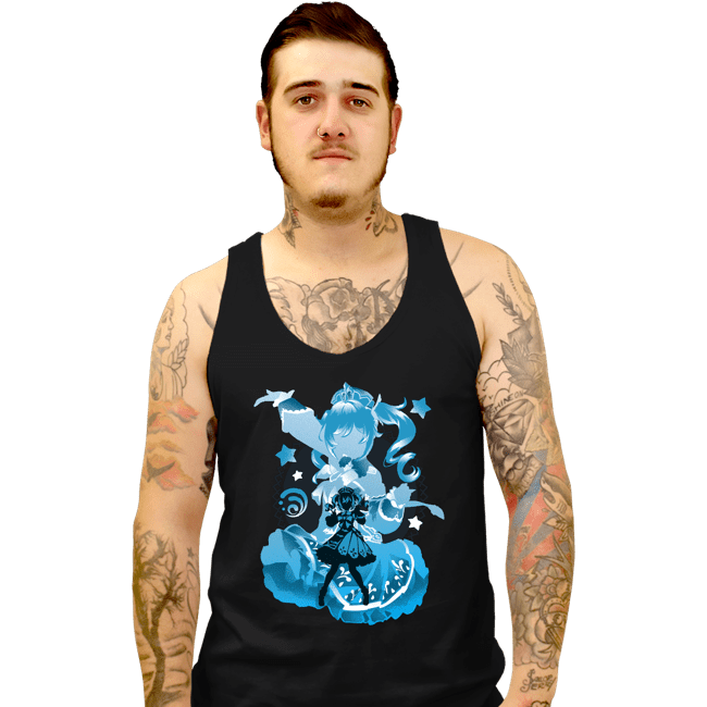Shirts Tank Top, Unisex / Small / Black Shining Idol Barbara