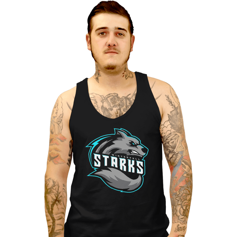 Shirts Tank Top, Unisex / Small / Black Winterfell Starks