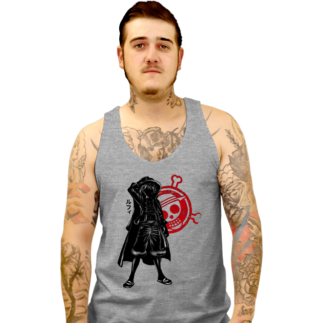 Shirts Tank Top, Unisex / Small / Sports Grey Crimson Yonko