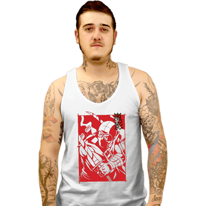 Daily_Deal_Shirts Tank Top, Unisex / Small / White Ninja Rival