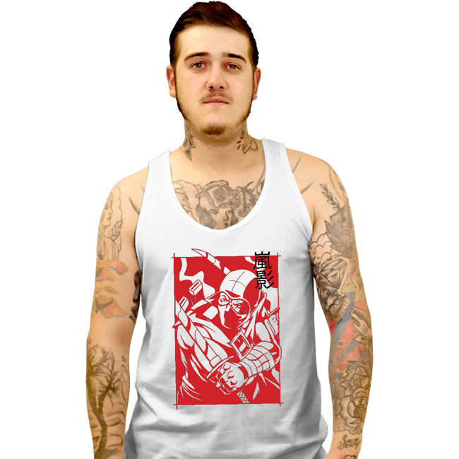 Daily_Deal_Shirts Tank Top, Unisex / Small / White Ninja Rival
