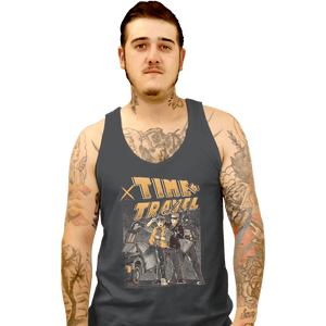 Shirts Tank Top, Unisex / Small / Charcoal Time Travel