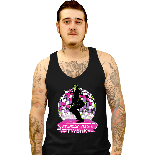 Secret_Shirts Tank Top, Unisex / Small / Black She Twerk