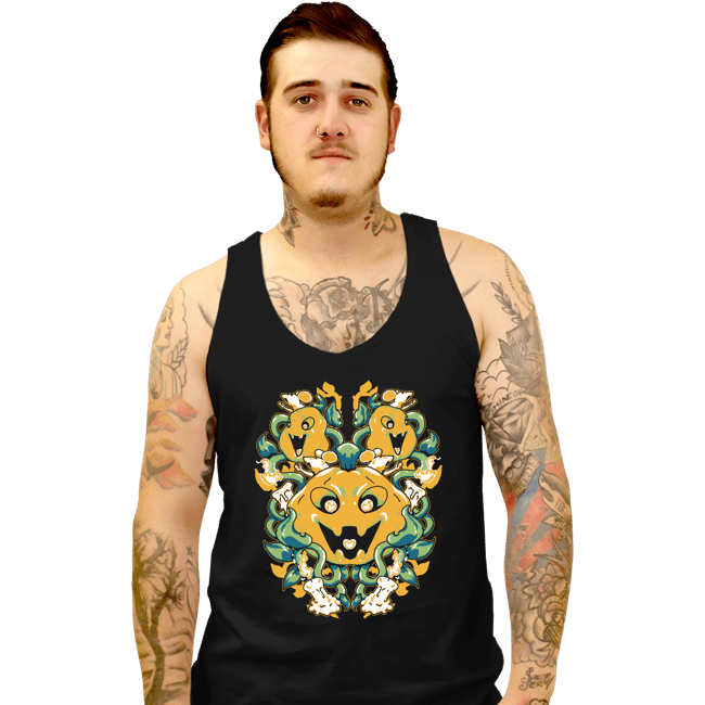 Shirts Tank Top, Unisex / Small / Black Pumpkin Corral