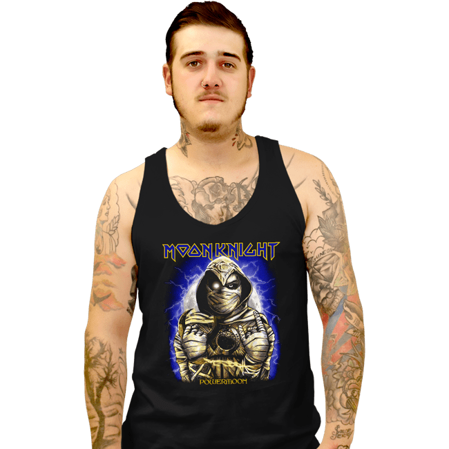 Secret_Shirts Tank Top, Unisex / Small / Black POWER MOON