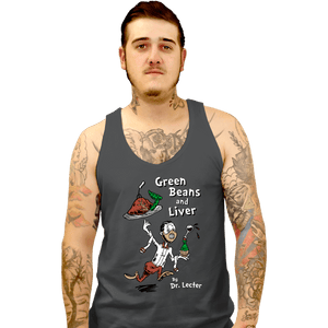 Daily_Deal_Shirts Tank Top, Unisex / Small / Charcoal Lecter Seuss