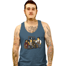 Load image into Gallery viewer, Shirts Tank Top, Unisex / Small / Indigo Blue Family Photo, But Not You Guillermo
