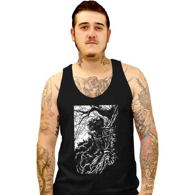 Shirts Tank Top, Unisex / Small / Black Pumpkin Head