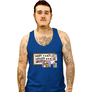Daily_Deal_Shirts Tank Top, Unisex / Small / Royal Blue For Her