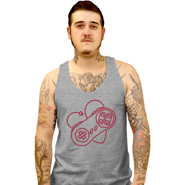 Shirts Tank Top, Unisex / Small / Sports Grey Retrogaming Lover