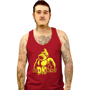 Daily_Deal_Shirts Tank Top, Unisex / Small / Red Big DK Energy