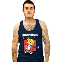 Load image into Gallery viewer, Secret_Shirts Tank Top, Unisex / Small / Navy Menace 2 Society
