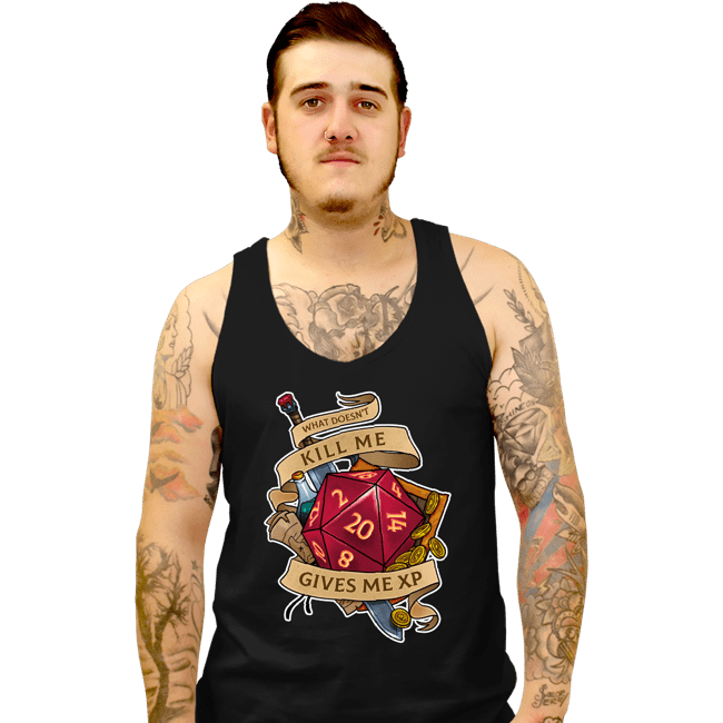 Secret_Shirts Tank Top, Unisex / Small / Black What Doesn't Kill Me