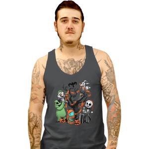 Shirts Tank Top, Unisex / Small / Charcoal Nightmare Tree