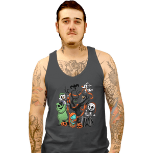 Shirts Tank Top, Unisex / Small / Charcoal Nightmare Tree