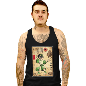 Daily_Deal_Shirts Tank Top, Unisex / Small / Black Earth Kingdom Master Woodblock